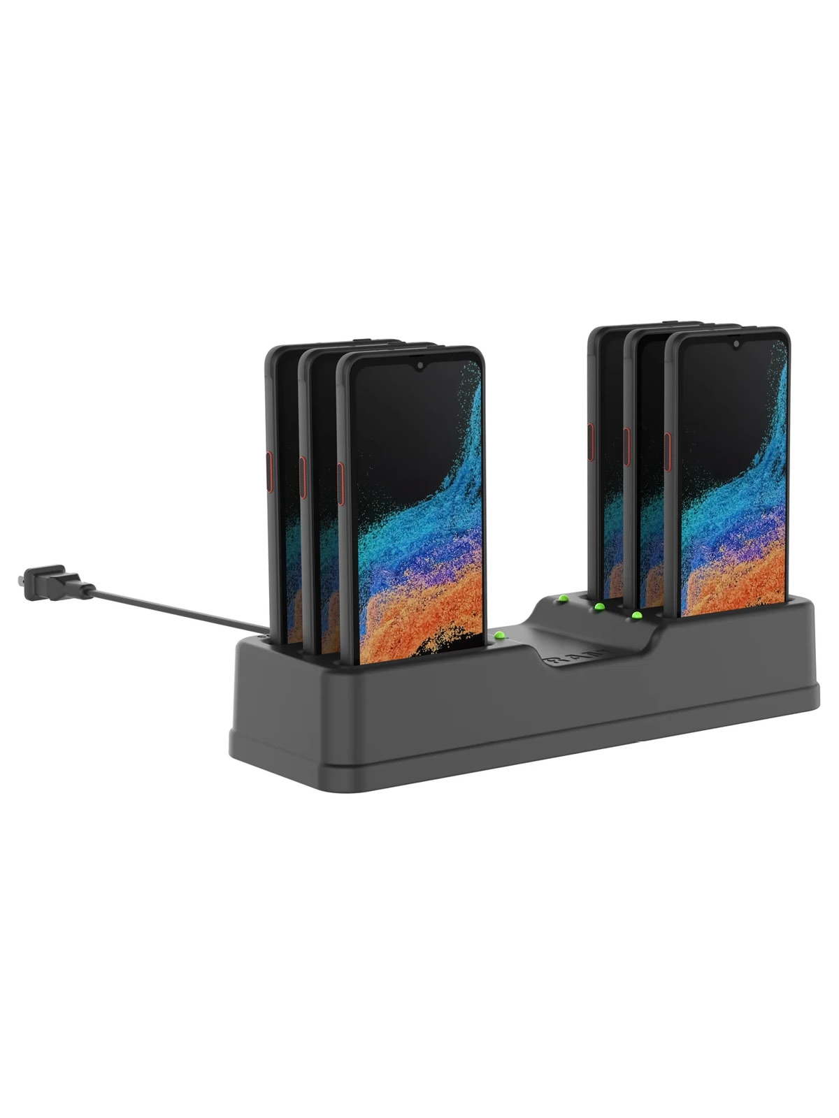 RAM Mounts 6-fach Tisch-Ladestation für Samsung XCover6 Pro (mit Werksgehäuse)