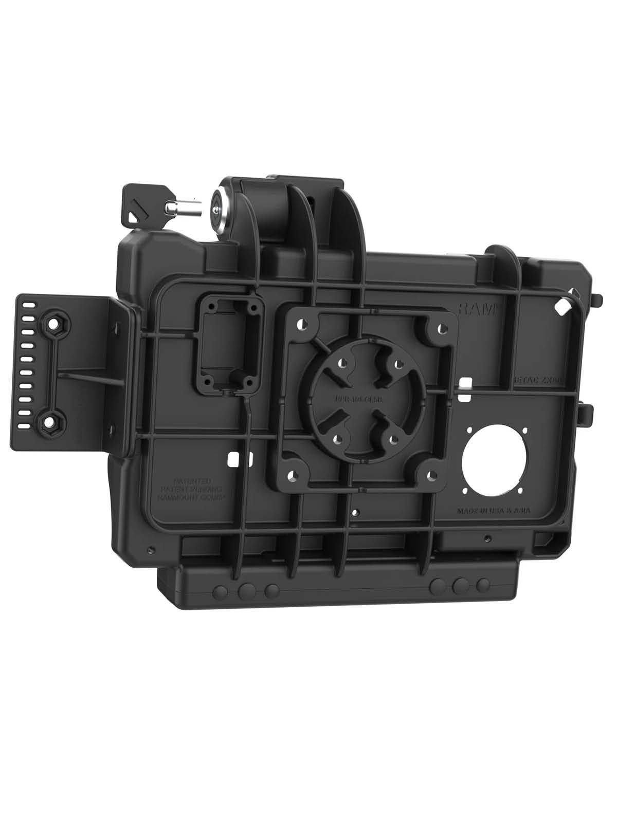 RAM Mounts Form-Fit Halteschale (Schlüsselverriegelung) für Getac ZX80 Rugged Tablet