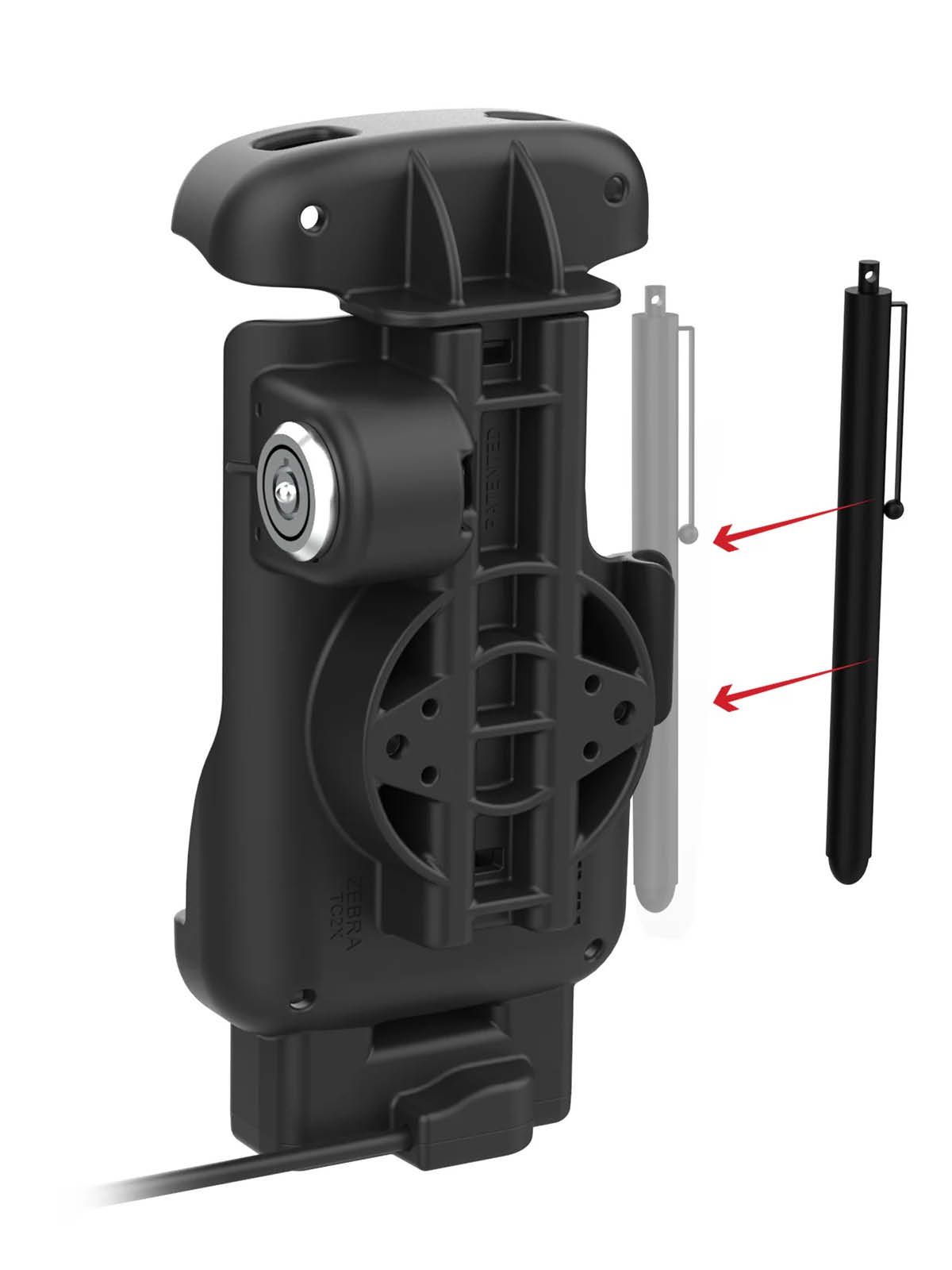RAM Mounts Form-Fit Halteschale (Schlüsselverriegelung) für Zebra TC22 & TC27 - ohne Rugged Boot - USB-A-Anschluss RAM Mounts Form-Fit Halteschale (Schlüsselverriegelung) für Zebra TC22 & TC27 - ohne Rugged Boot - USB-A-Anschluss