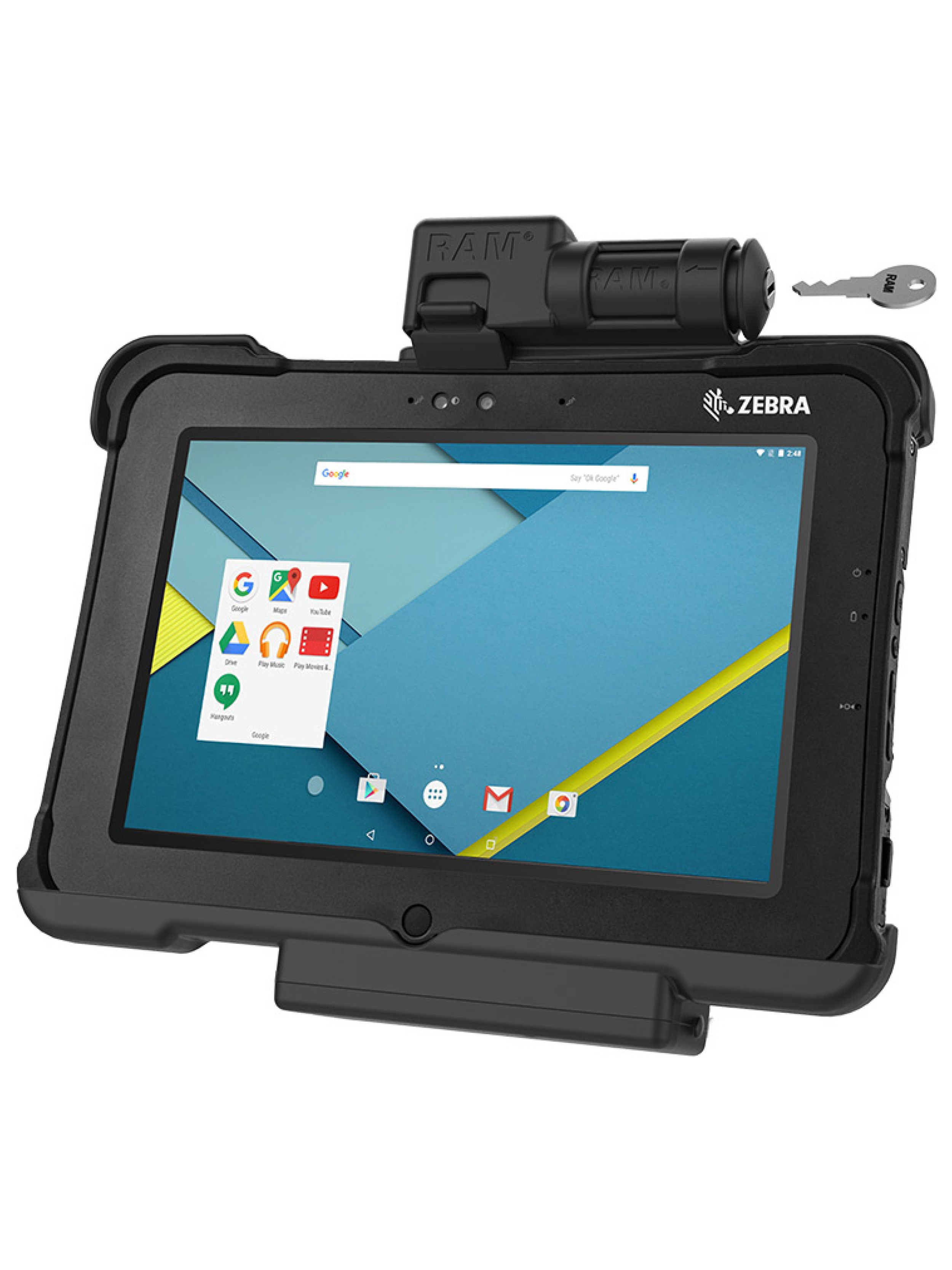 RAM Mounts Form-Fit Halteschale (Schlüsselverriegelung) für Zebra XSLATE L10