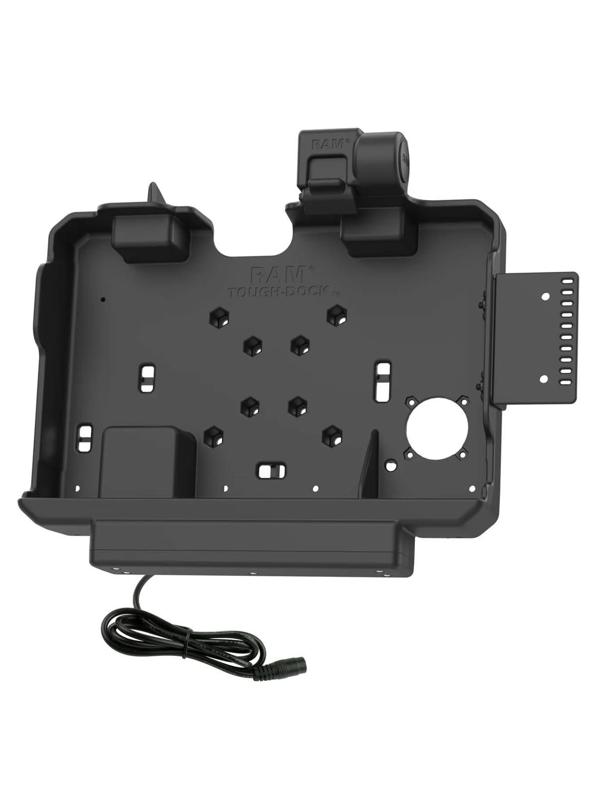 RAM Mounts Form-Fit Docking-Station für Getac ZX10 - Stromversorgung, 4-Loch AMPS- und VESA-Aufnahme