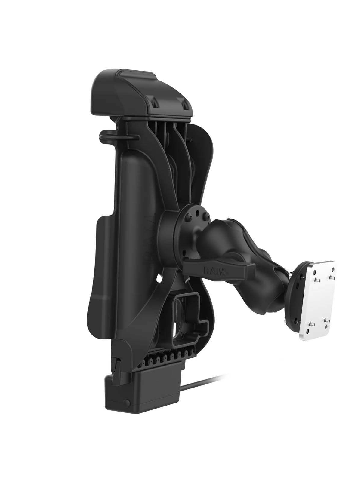 RAM Mounts GDS Dockingstation Samsung Tab A7 Lite 8.7 in IntelliSkin-Lade-/Schutzhüllen - C-Kugel (1,5 Zoll), inkl. Strom-Modul, USB-C