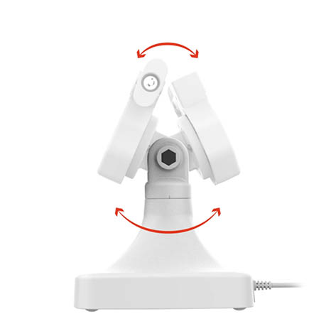 RAM Mounts GDS Uni-Conn Stand-Dockingstation (abschließbar) - Dreh- & Schwenkbar - USB-C - rückseitige Pogo-Pads - hellgrau
