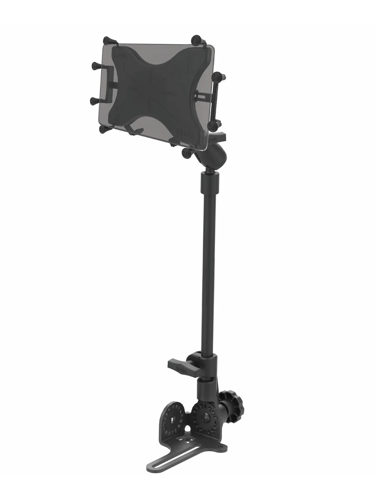 RAM Mounts Pod HD Universal Fahrzeughalterung für 9-11 Zoll Tablets - C-Kugel (1,5 Zoll), Ratchet-System, X-Grip Halteschale