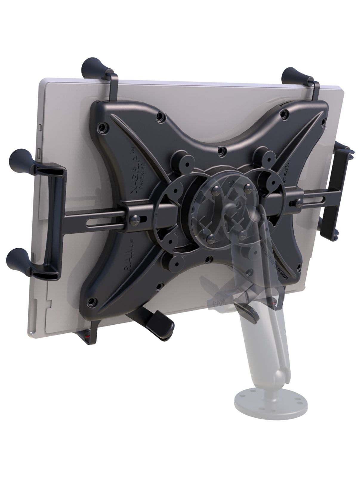 RAM Mounts X-Grip Halteklammer für Tablets (12-13 Zoll) - AMPS-Anbindung RAM Mounts X-Grip Halteklammer für Tablets (12-13 Zoll) - AMPS-Anbindung