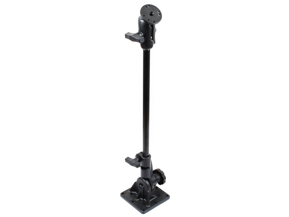 RAM Mounts Ratchet Standhalterung mit AMPS-Anbindung (oben) - Stab ca. 450 mm, C-Kugel (1,5 Zoll)