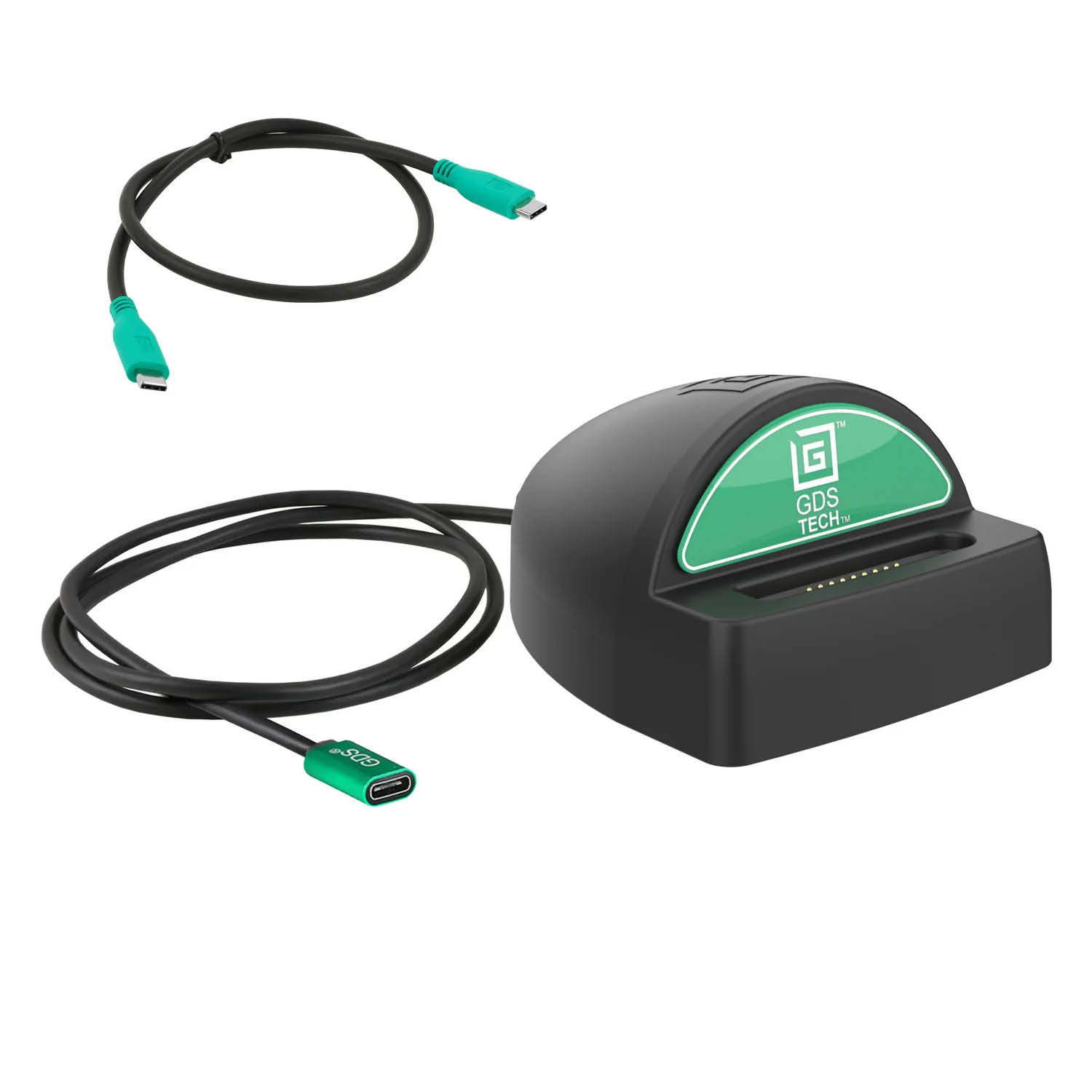 RAM Mounts GDS Tisch-Ladestation (Low-Profile) mit Power Delivery für große Tablets in IntelliSkin Schutzhülle - USB-C 3.1