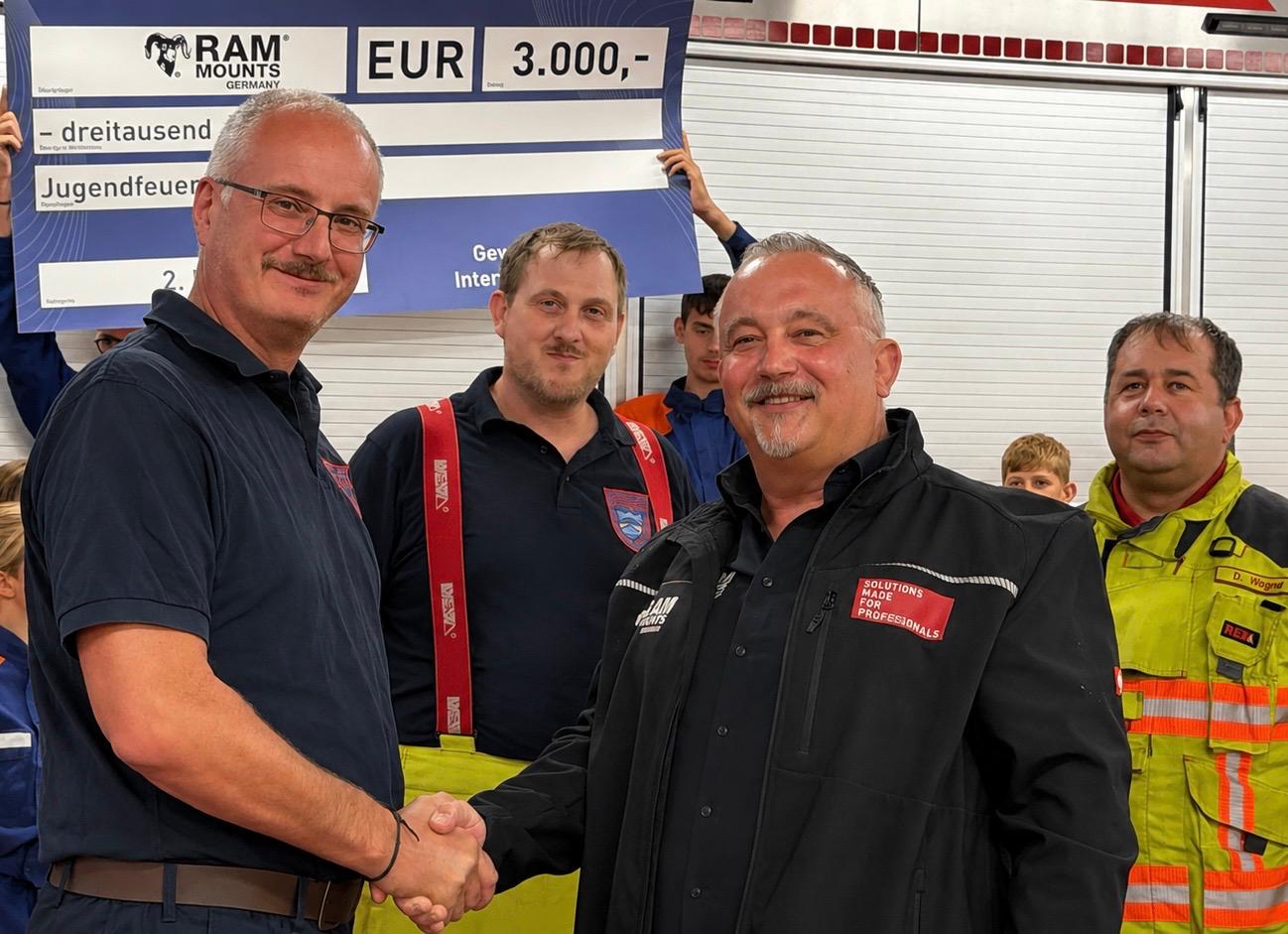 Förderübergabe Gemeindejugendfeuerwehr Sohland
