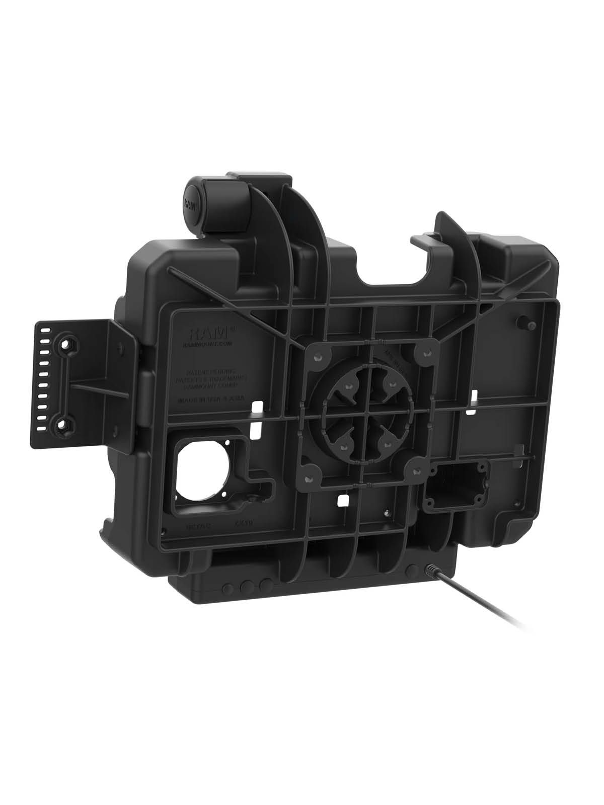 RAM Mounts Form-Fit Docking-Station für Getac ZX10 - Stromversorgung, 4-Loch AMPS- und VESA-Aufnahme