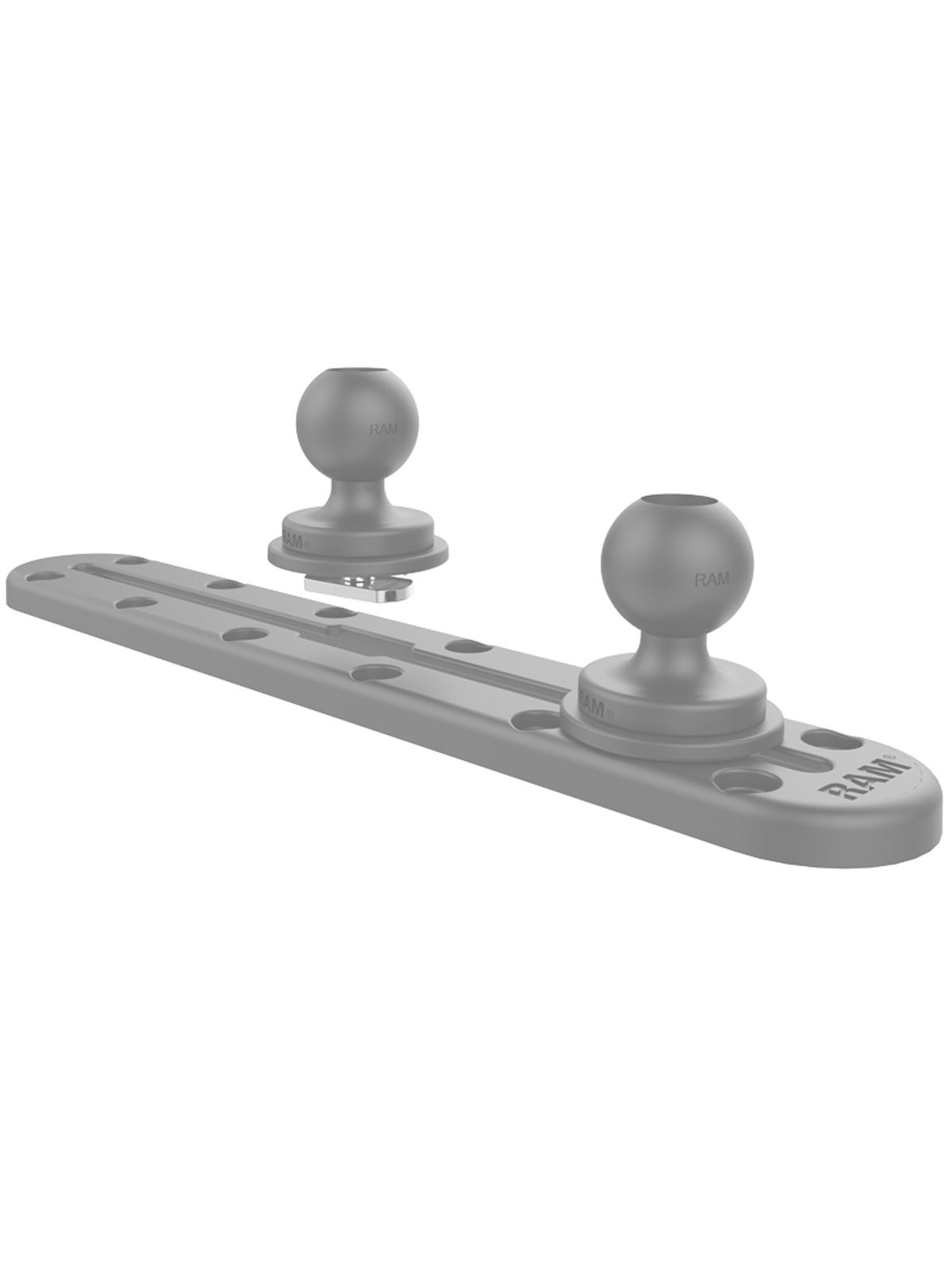 RAM Mounts Tough-Track Schiene - Verbundstoff - Innere Schienenlänge 228,6 mm (9 Zoll)