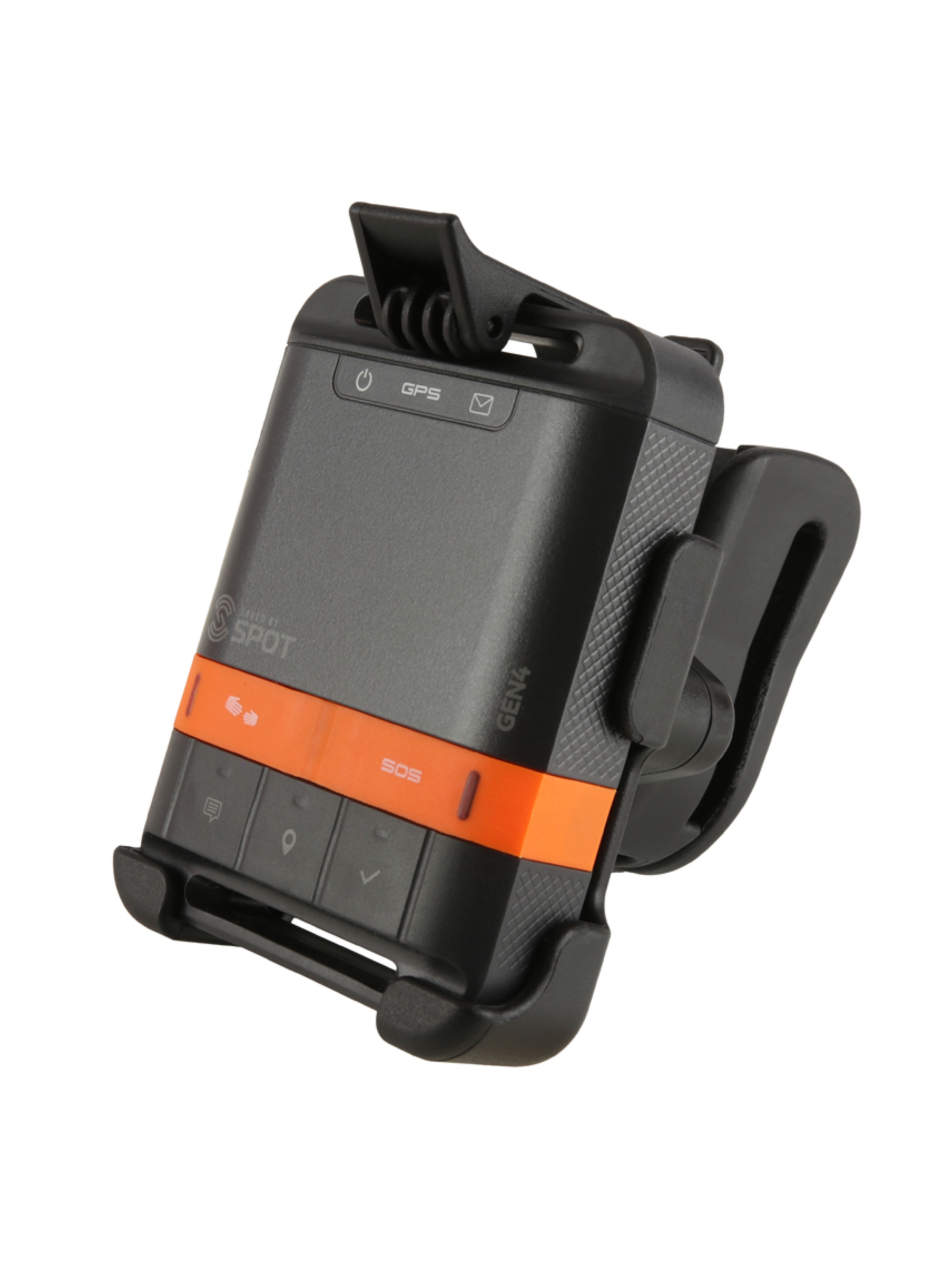 RAM Mounts Gürtel-/Rucksack-Clip mit EZ-Roll'r Halteschale für SPOT (4. Generation) - Verbundstoff