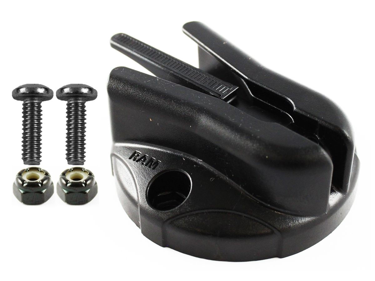 RAM Mounts Mikrofon-Clip für Tough-Boxen - Verbundstoff, Schrauben-Set