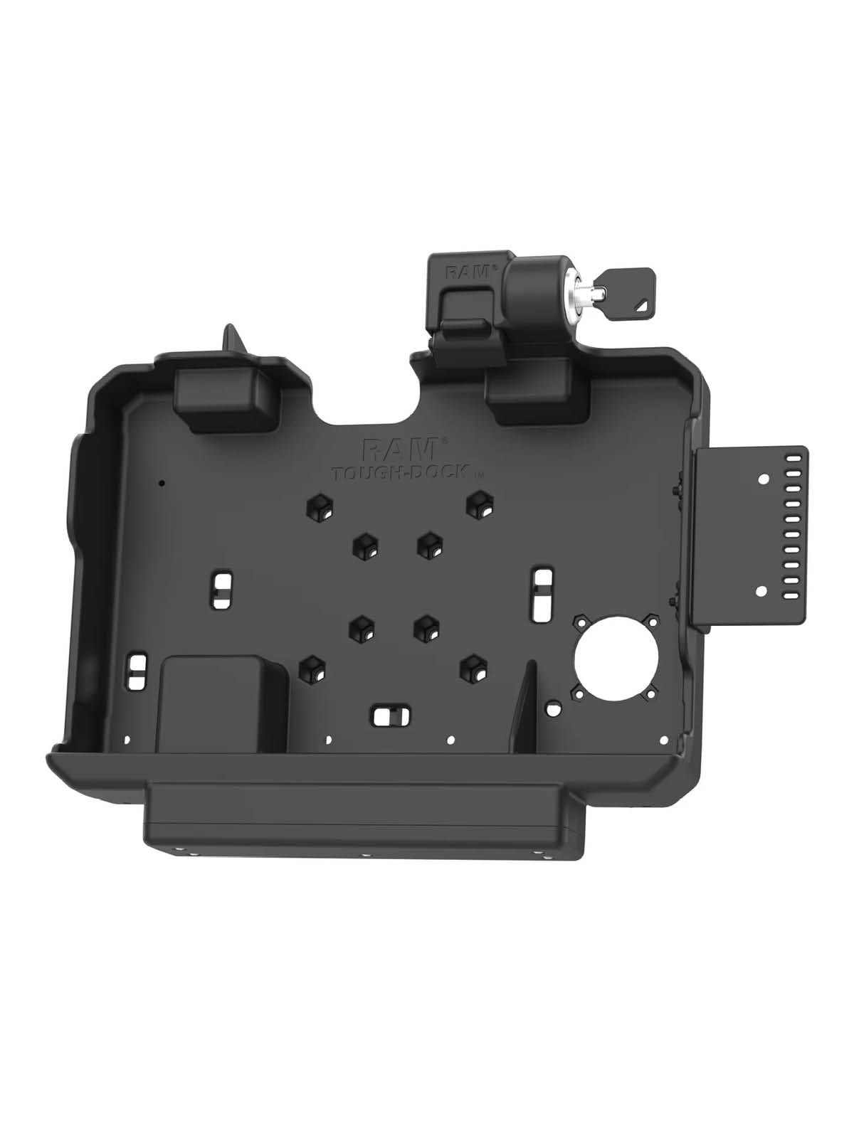 RAM Mounts Form-Fit Halteschale für Getac ZX10 - abschließbar, 4-Loch AMPS- und VESA-Aufnahme