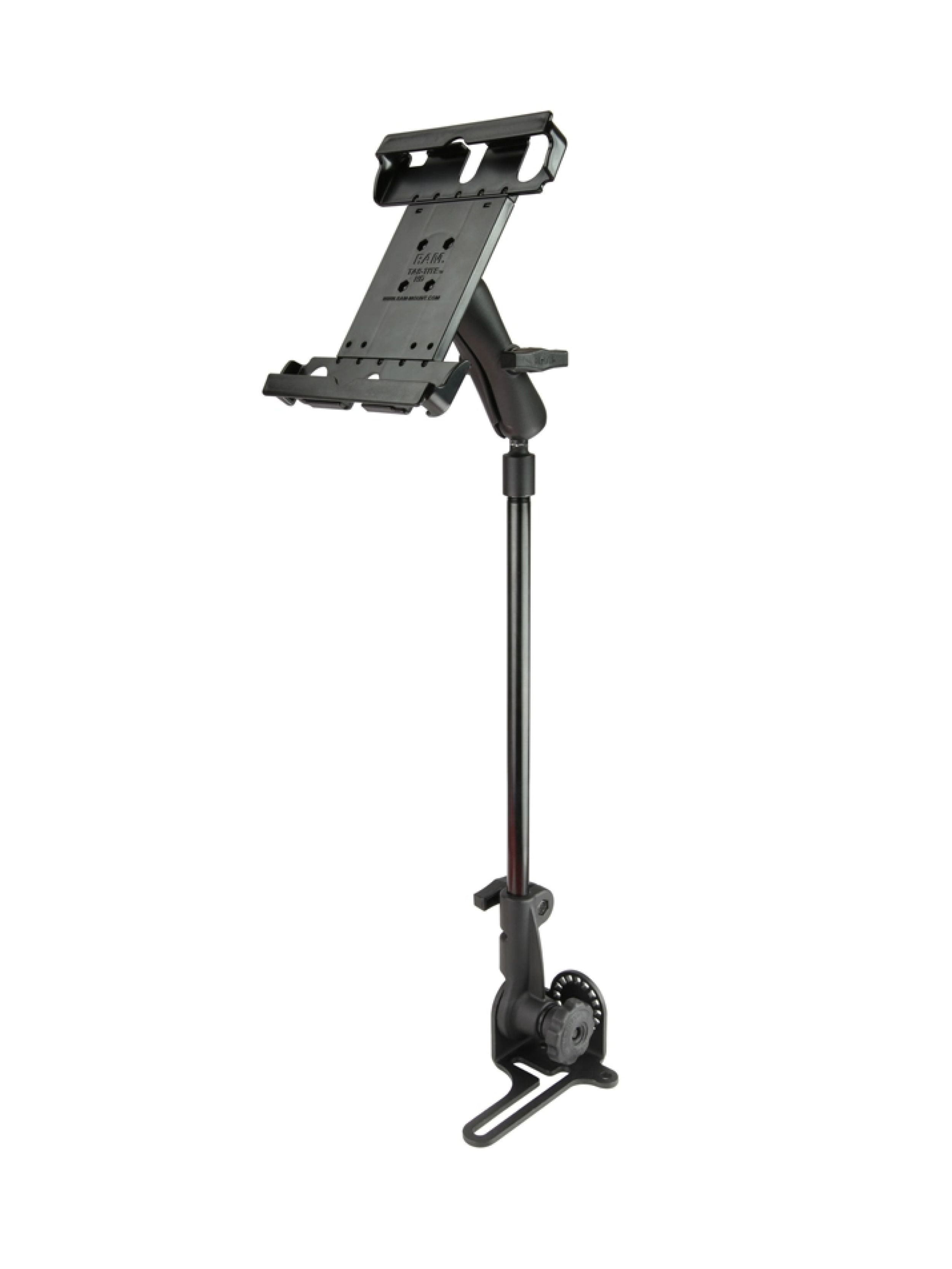 RAM Mounts Pod HD Universal Fahrzeughalterung für 9-10,5 Zoll Tablets - C-Kugel (1,5 Zoll), Ratchet-System, Tab-Tite Halteschale