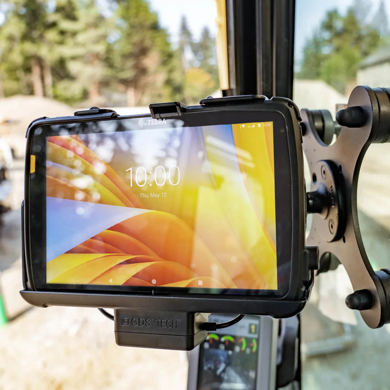 RAM Mounts Tough-Mag™ - 4-Punkt Magnet-Basis für Glasscheiben - 4-Loch AMPS & VESA 75x75 mm Lochraster