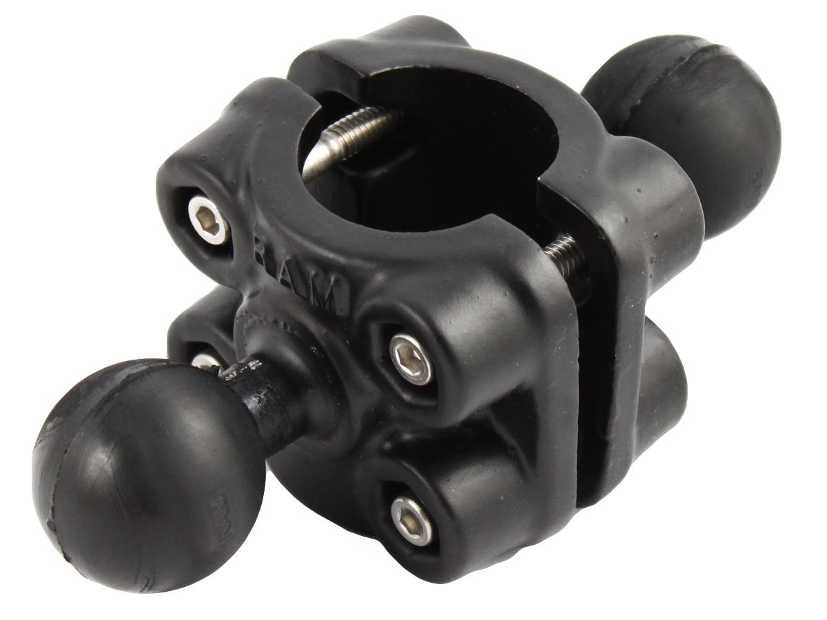 RAM Mounts Doppel-Rohrschelle mit 2 C-Kugeln (1,5 Zoll) - für 31,75 mm Durchmesser