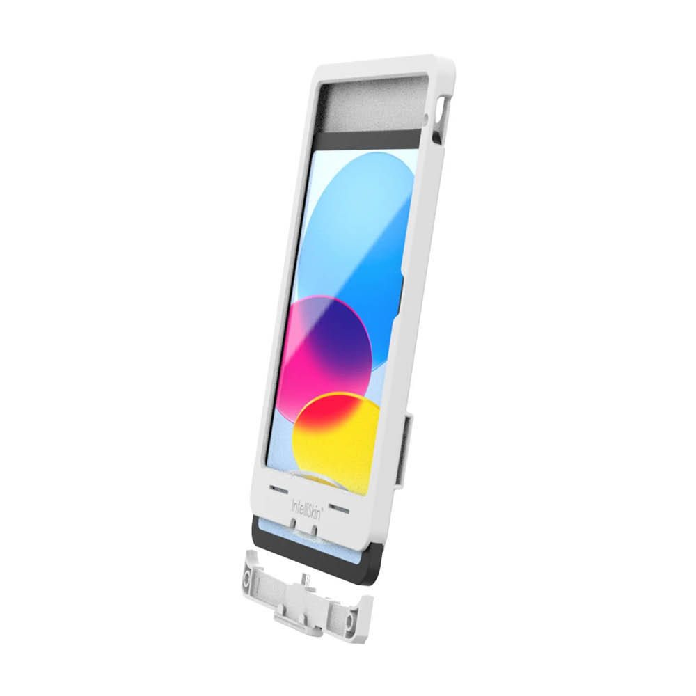 RAM Mounts IntelliSkin Thin-Case Ladeschutzhülle für Apple iPad 10 & 11 Gen. (A16) - GDS-Technologie, USB-C-Anschluss (Extern), hellgrau