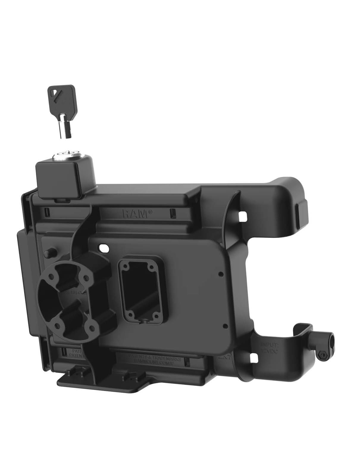 RAM Mounts Form-Fit Halteschale (Schlüsselverriegelung) für Getac ZX70 Rugged Tablet - NFC Extender Kompatibel