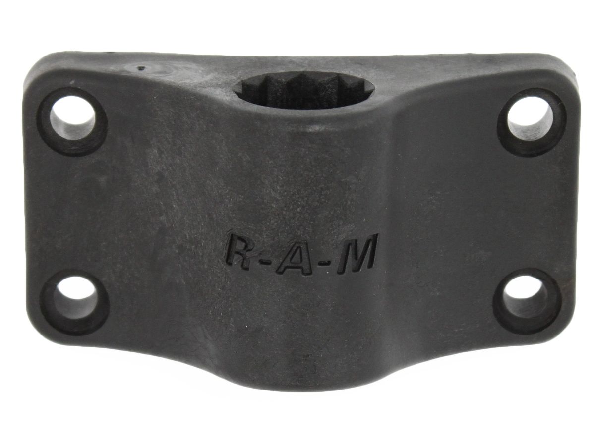 RAM Mounts Bulkhead-Basis (vertikal) für Angelrutenhalter - 4 Befestigungslöcher, im Polybeutel