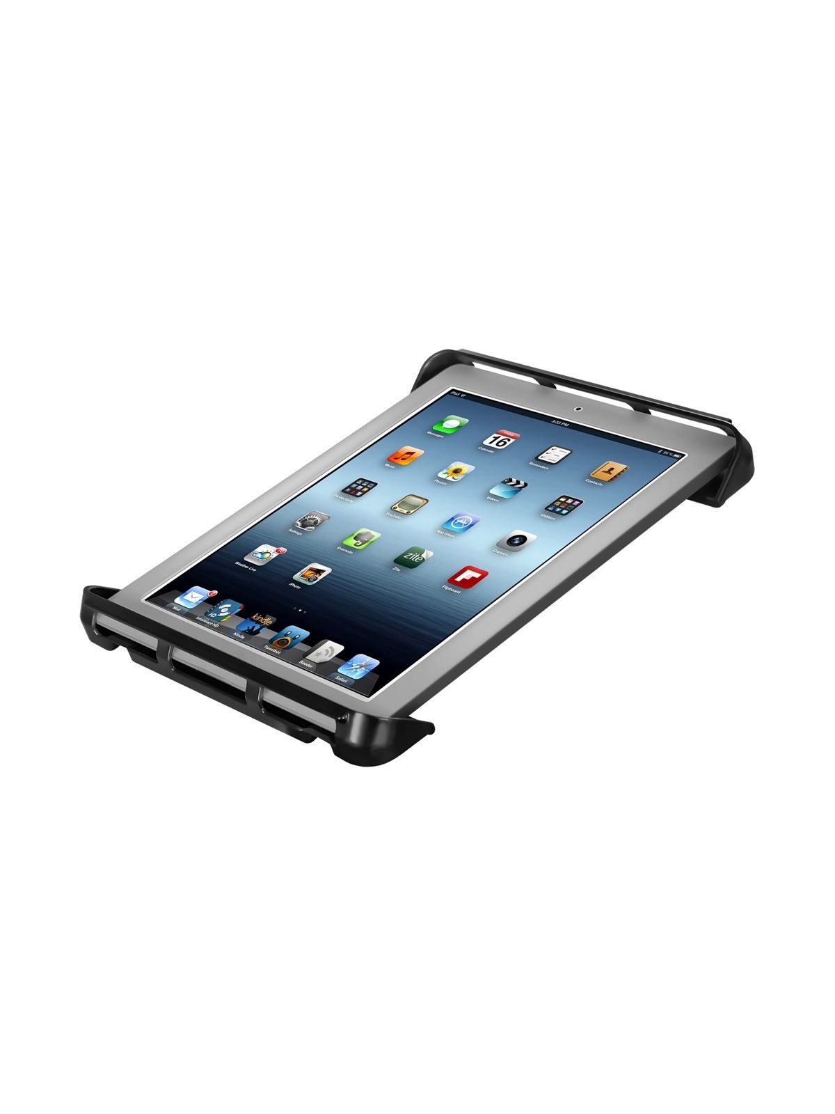 RAM Mounts Tab-Tite Universal Halteschale für bis zu 11 Zoll Tablets (inkl. Apple iPad 1-4) - AMPS-Aufnahme, Schrauben-Set
