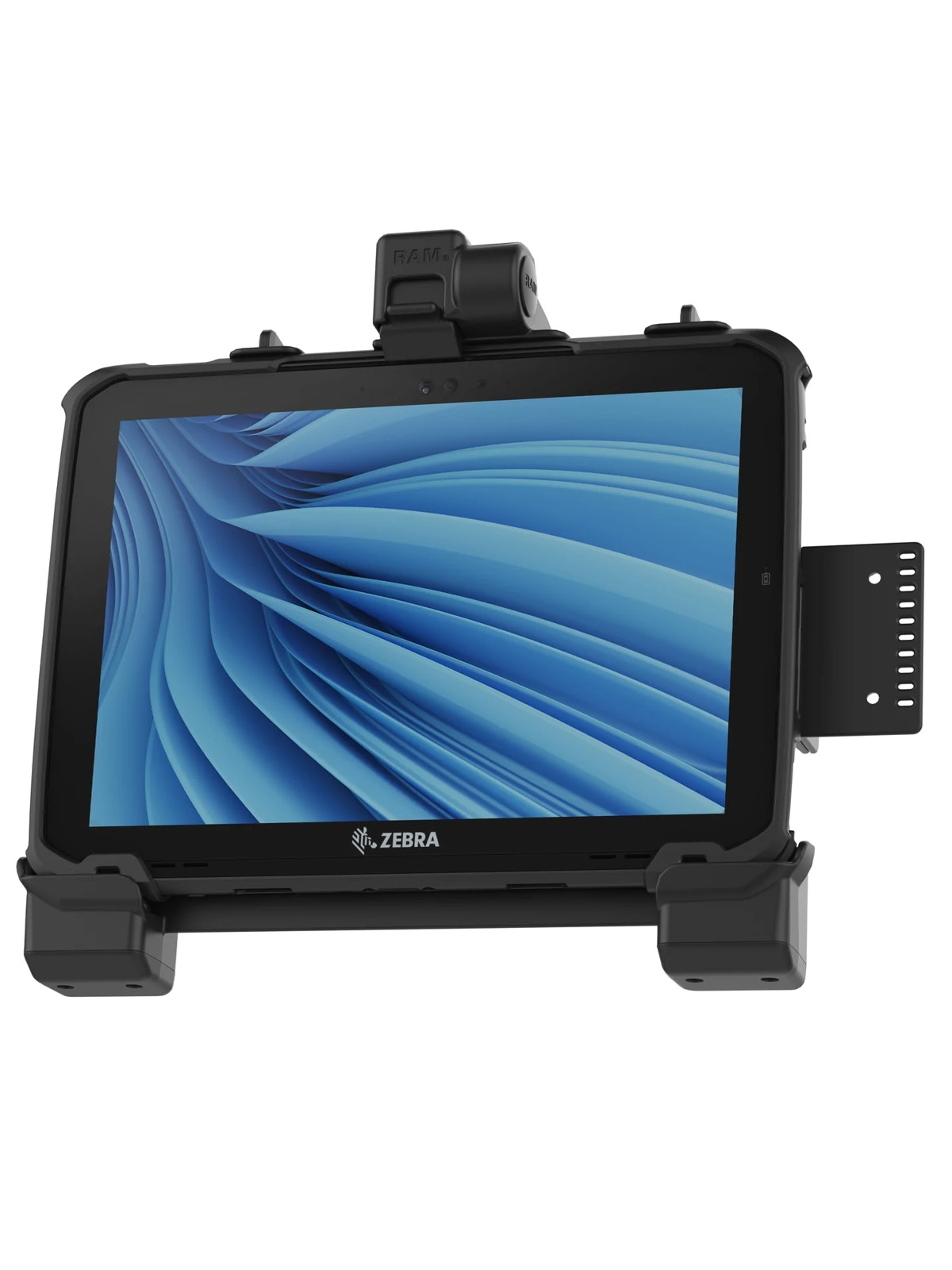 RAM Mounts Form-Fit Halteschale (Schnappverschluss) für Zebra ET80 & ET85 2-In-1 Tablets - mit & ohne Rugged Case und Tastatur