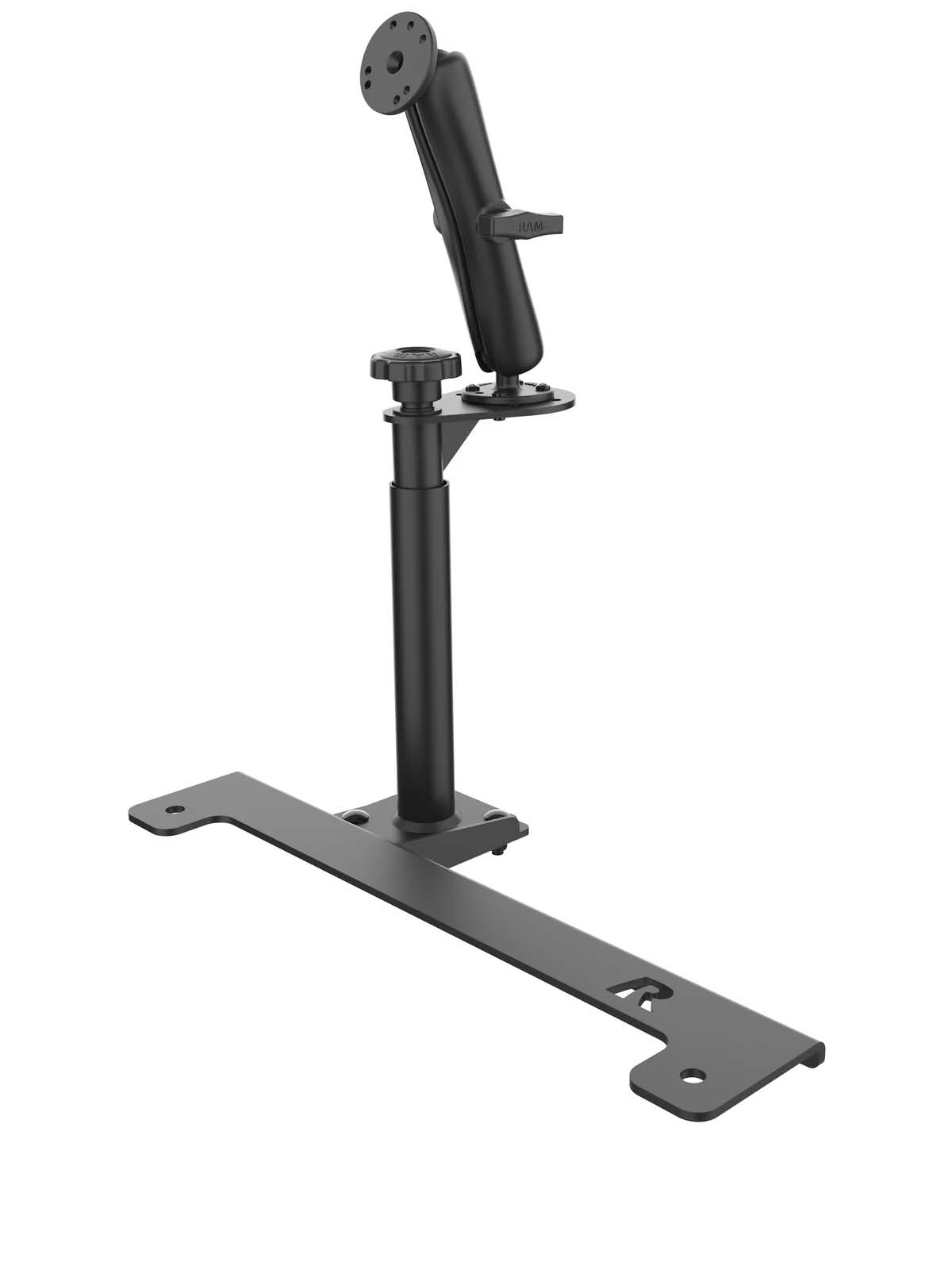 RAM Mounts Universal Fahrzeughalterung für Chevy Silverado (2019-2024) - Fahrzeug-Basis, C-Kugel Set (1,5 Zoll), AMPS-Anbindung