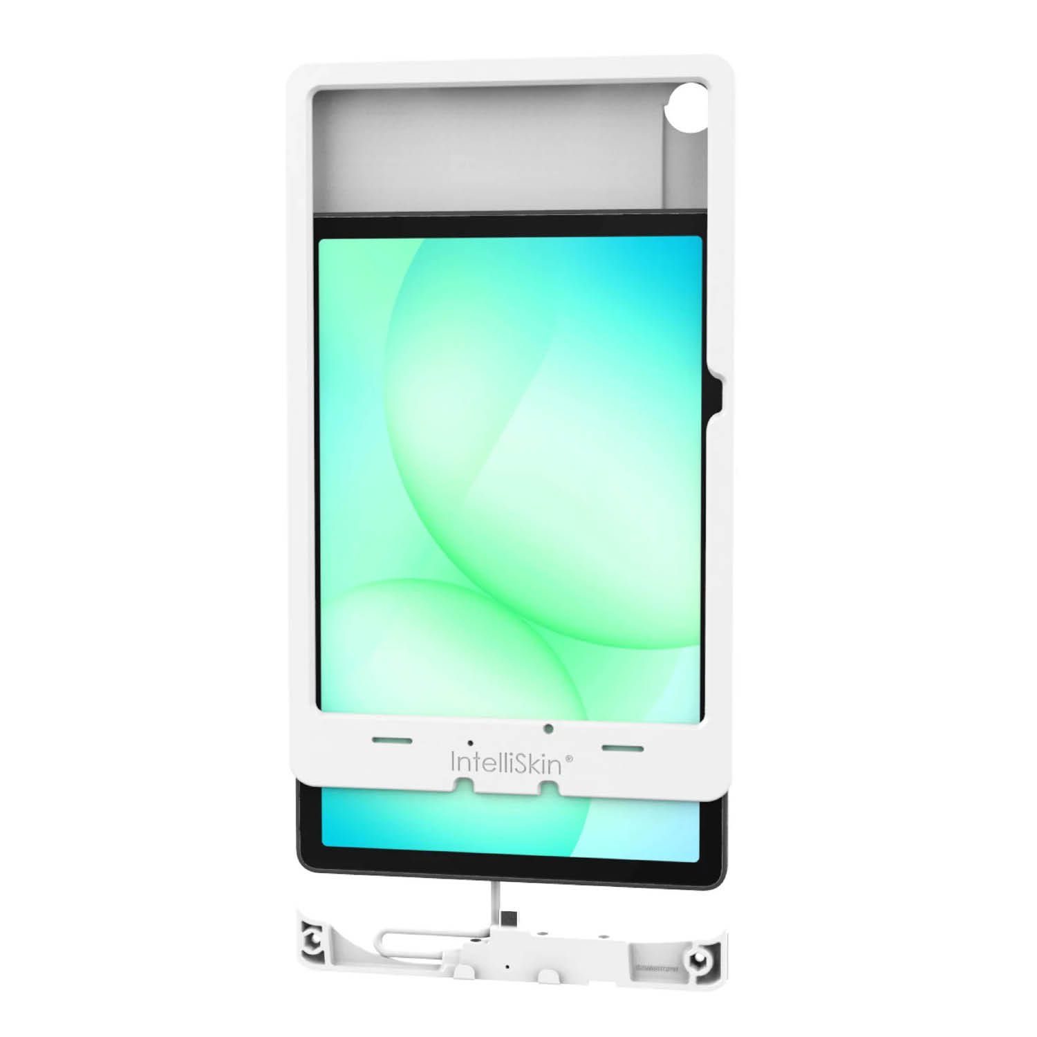 RAM Mounts IntelliSkin Thin-Case Ladeschutzhülle für Samsung Galaxy Tab A11+ - GDS-Technologie - Rückseitige Pogo-Pads - Externer USB-C Anschluss - Hellgrau