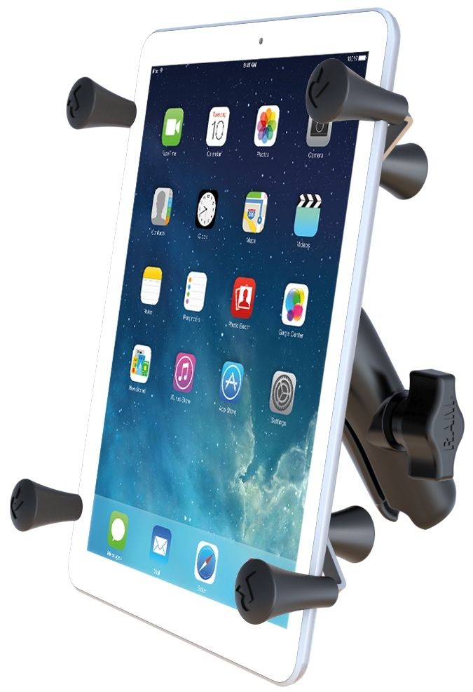 RAM Mounts X-Grip-Set - B-Kugel (1 Zoll), X-Grip Klammer für Tablets (7 Zoll), mittlerer Verbindungsarm