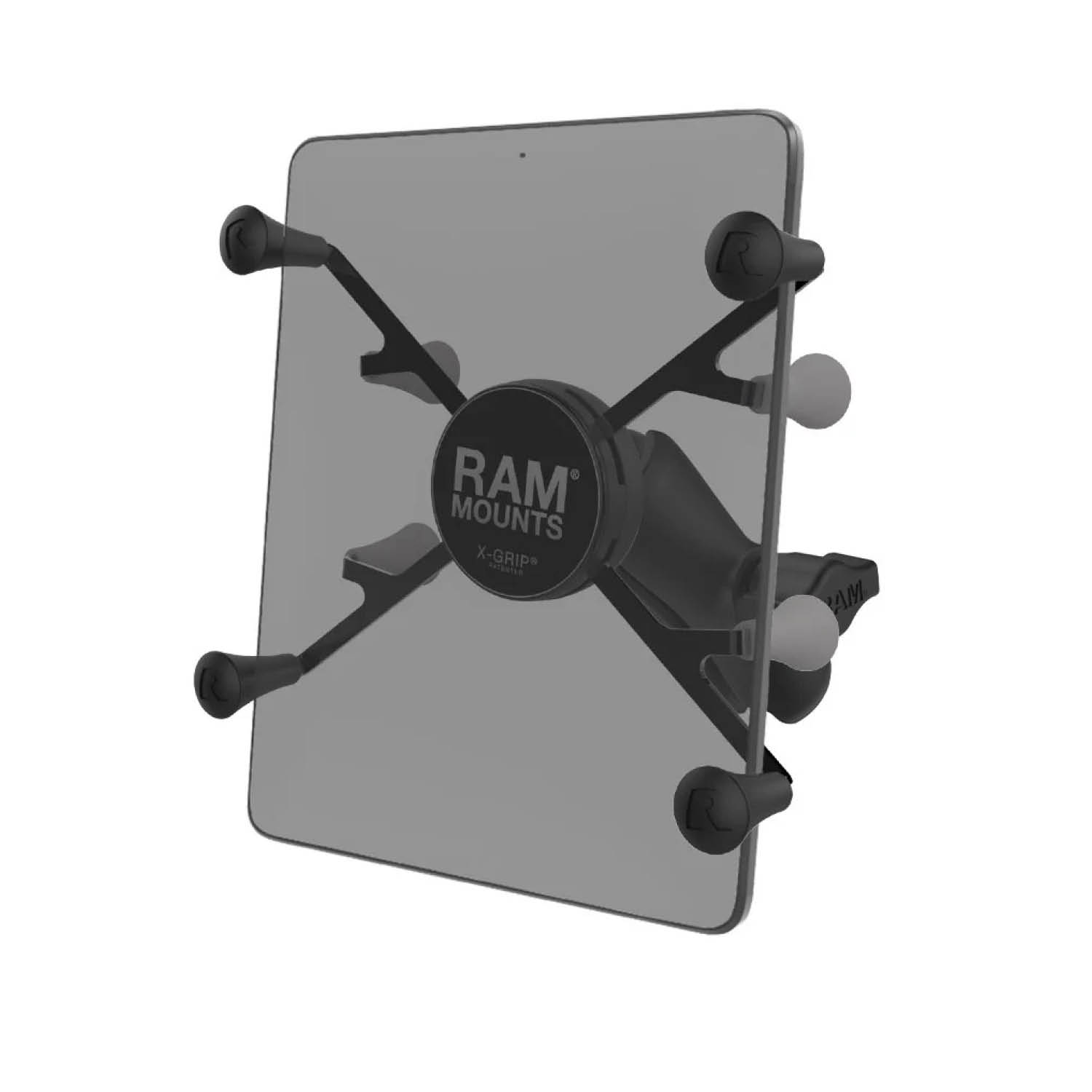 RAM Mounts X-Grip Halterungsset für 7-8 Zoll Tablets - B-Kugel (1 Zoll) - Mittlerer Verbindungsarm