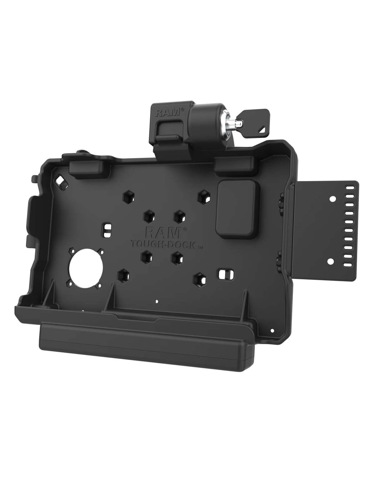 RAM Mounts Form-Fit Halteschale (Schlüsselverriegelung) für Getac ZX80 Rugged Tablet