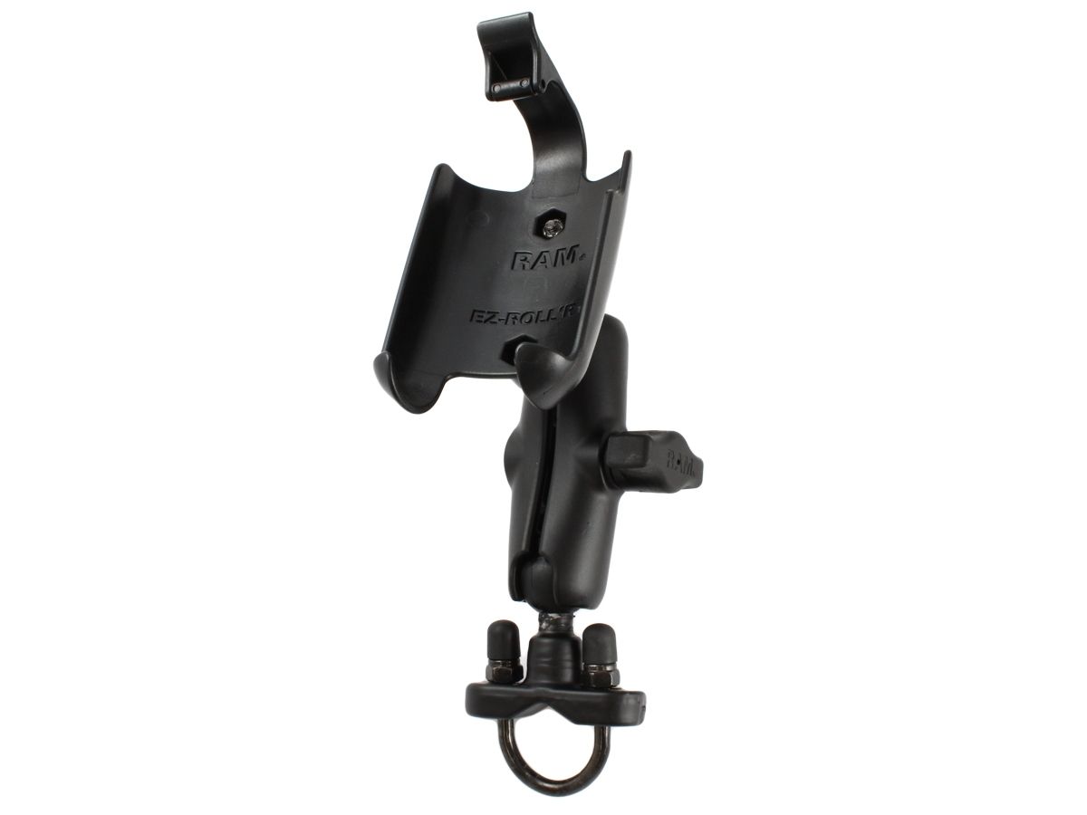 RAM Mounts Lenker-Halterung Garmin Oregon Serie - B-Kugel (1 Zoll), Schraubklemme, mittlerer Verbindungsarm (ca. 90 mm)