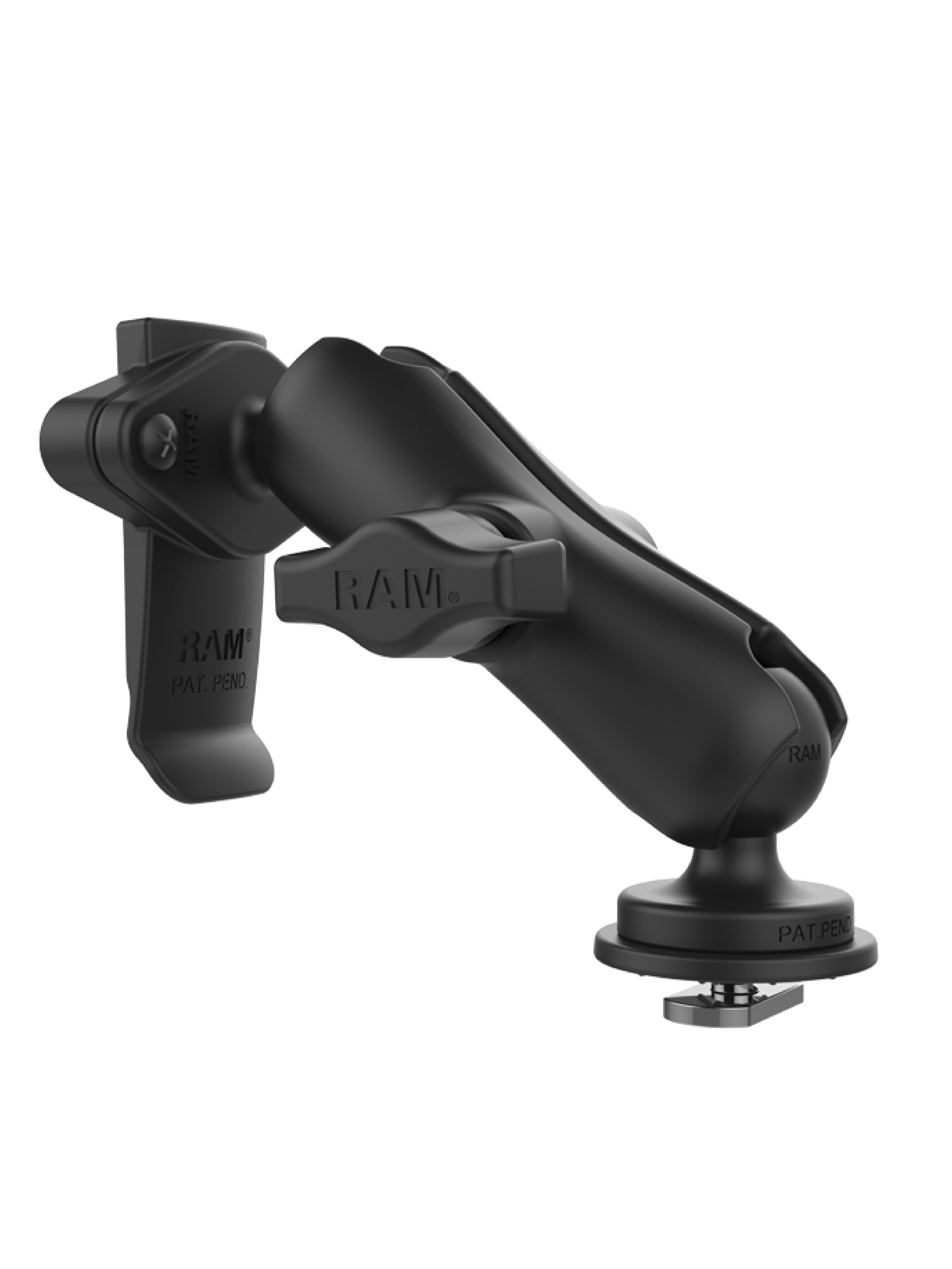 RAM Mounts Track Ball Halterung mit Garmin-Adapter - B-Kugel (1 Zoll), mittlerer Verbindungsarm