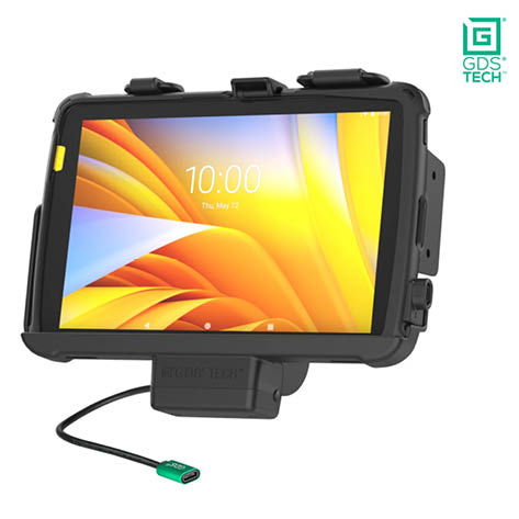RAM Mounts GDS EZ-Roll'r Halteschale für Zebra ET40 & ET45 (10 Zoll) Tablets in IntelliSkin Schutzhülle - USB-C Anschluss