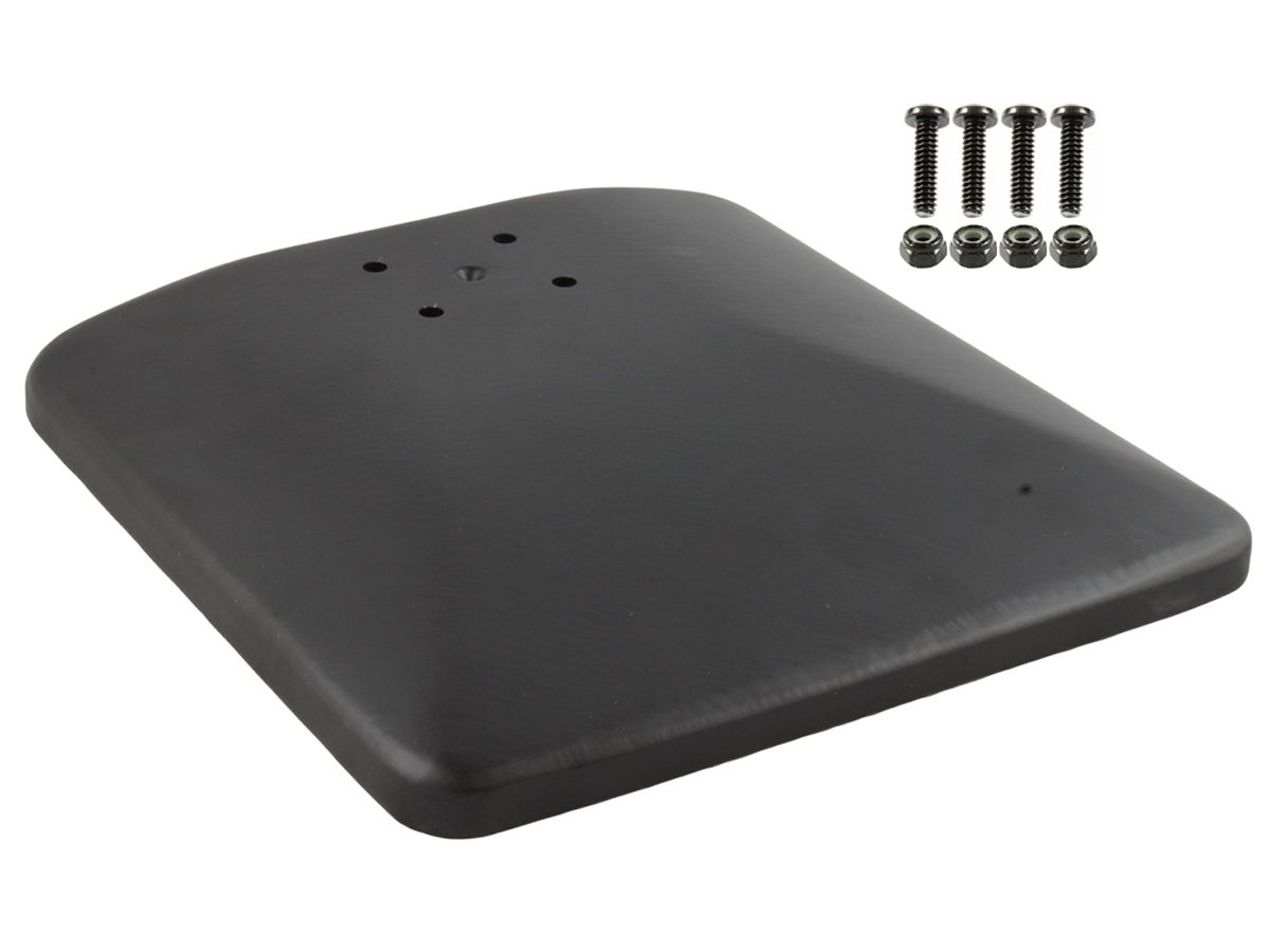 RAM Mounts Standfuss mit Aufnahme für runde Basisplatte - 228 x 228 mm, Schrauben-Set, Zink veredelt