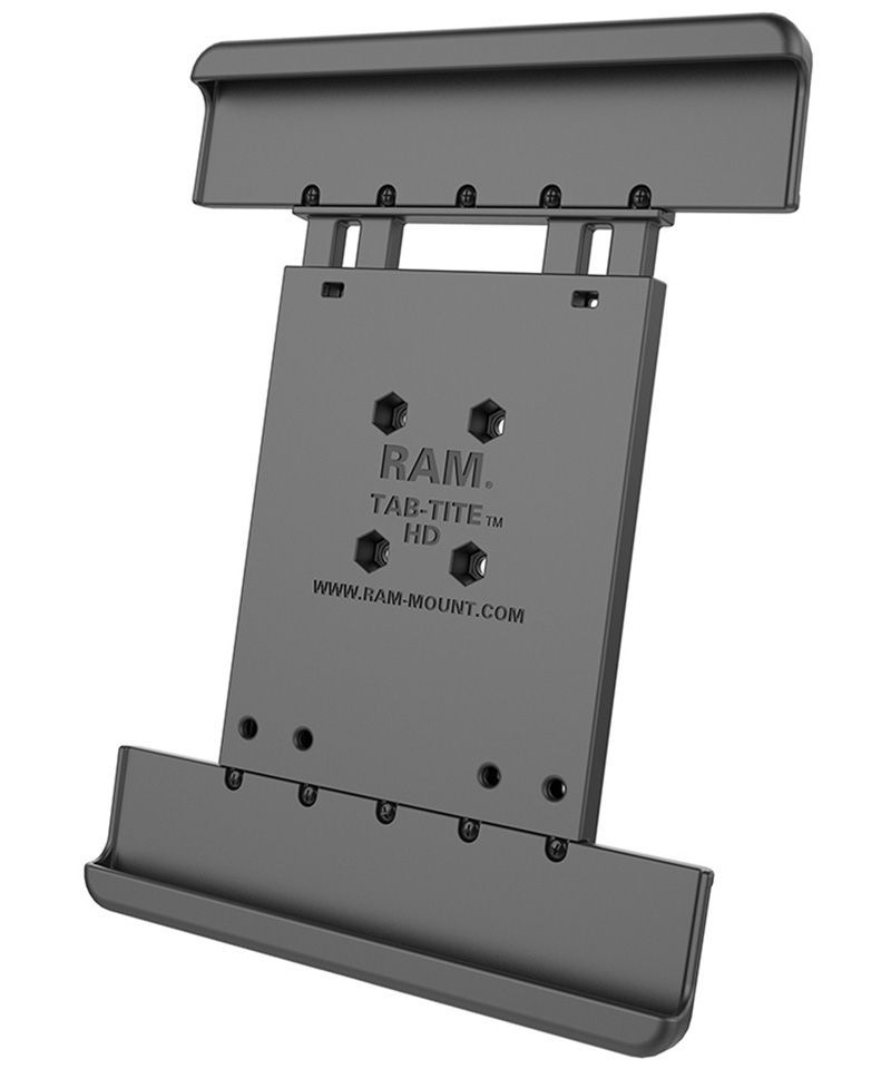 RAM Mounts Tab-Tite Universal Halteschale für bis zu 10.5 Zoll Tablets - AMPS-Aufnahme, Schrauben-Set