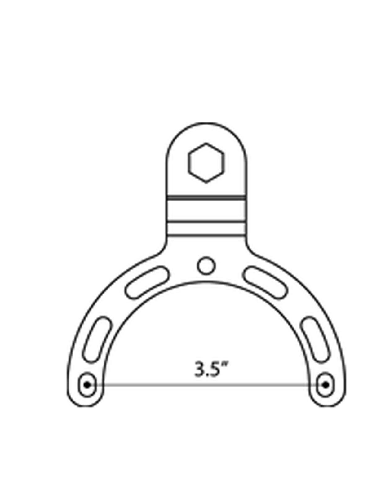 RAM Mounts X-Grip Motorrad-Halterung für Smartphones bis 114,3 mm Breite - B-Kugel (1 Zoll), Tank-Basis (Honda, Suzuki, Yamaha), kurzer Verbindungsarm