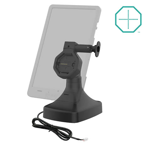 RAM Mounts GDS Uni-Conn Stand-Dockingstation - Dreh- & Schwenkbar - Strom über PoE - Rückseitige Pogo-Pads
