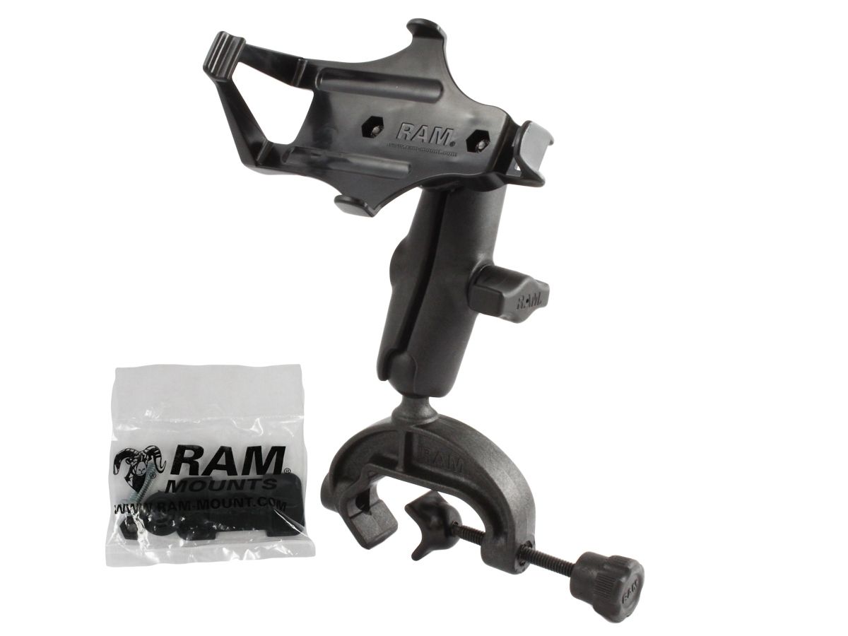 RAM Mounts Verbundstoff-Halterung für Garmin GPSMAP 196/296/395/495/496 - mit Verbundstoff-Klammer, B-Kugel (1 Zoll), im Polybeutel