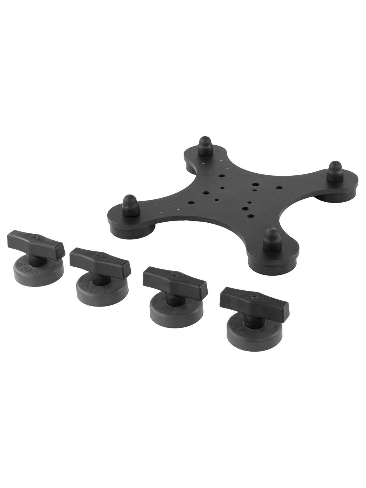 RAM Mounts Tough-Mag™ - 4-Punkt Magnet-Basis für Glasscheiben, 4-Loch AMPS