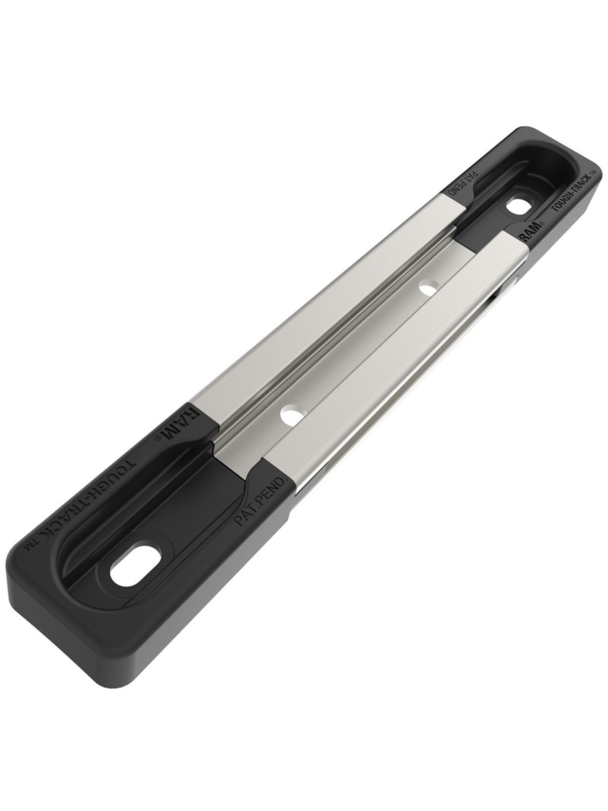 RAM Mounts Aluminium Tough-Track Schiene inkl. Endkappen - Innenlänge 76,2 mm (3 Zoll), eloxiert