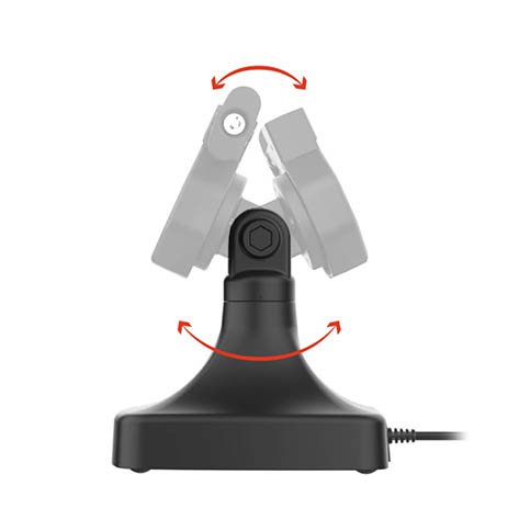 RAM Mounts GDS Uni-Conn Stand-Dockingstation (abschließbar) - Dreh- & Schwenkbar - USB-C-Anschluss - rückseitige Pogo-Pads