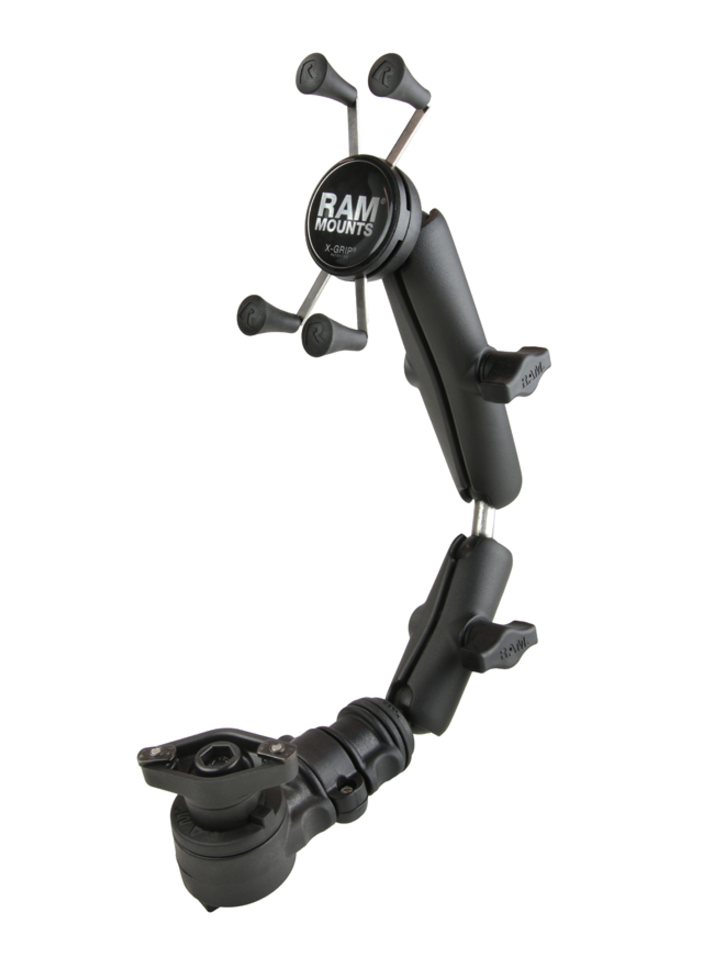 RAM Mounts X-Grip Smartphone-Halterung für Rollstühle - B-Kugel (1 Zoll), Smartphones bis max. 82,6 mm Breite