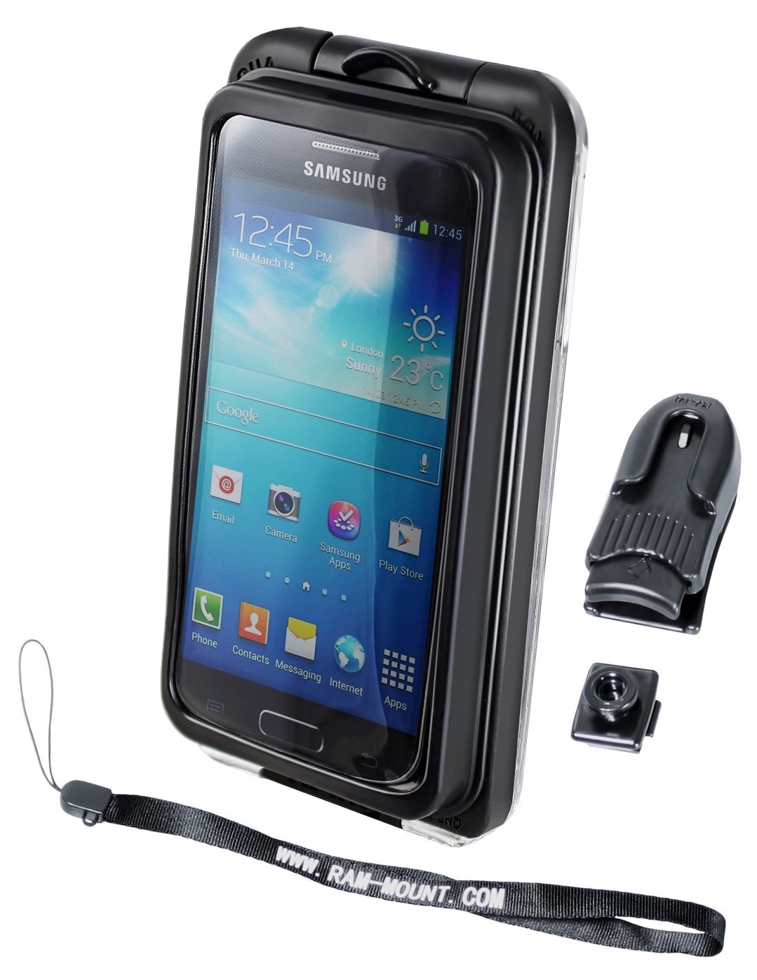 RAM Mounts Aqua Box PRO 20 - mit Gürtel-Clip u. Handschlaufe, im Polybeutel