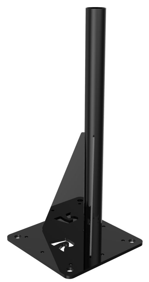 RAM Mounts quadratische Universal-Basis mit Tele Pole Aufnahme für Fahrzeug-Laptop-Halterungen - Grundfläche 203,2 x 203,2 mm