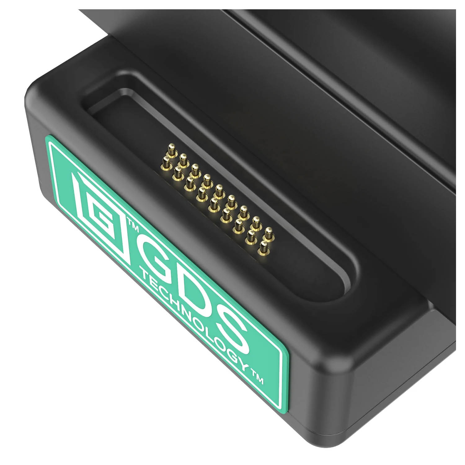 RAM Mounts GDS Tough-Dock Halteschale (Schlüsselverriegelung) für Samsung Tab Active5 & Active3 - in IntelliSkin Schutzhülle - Dual USB-C Anschluss