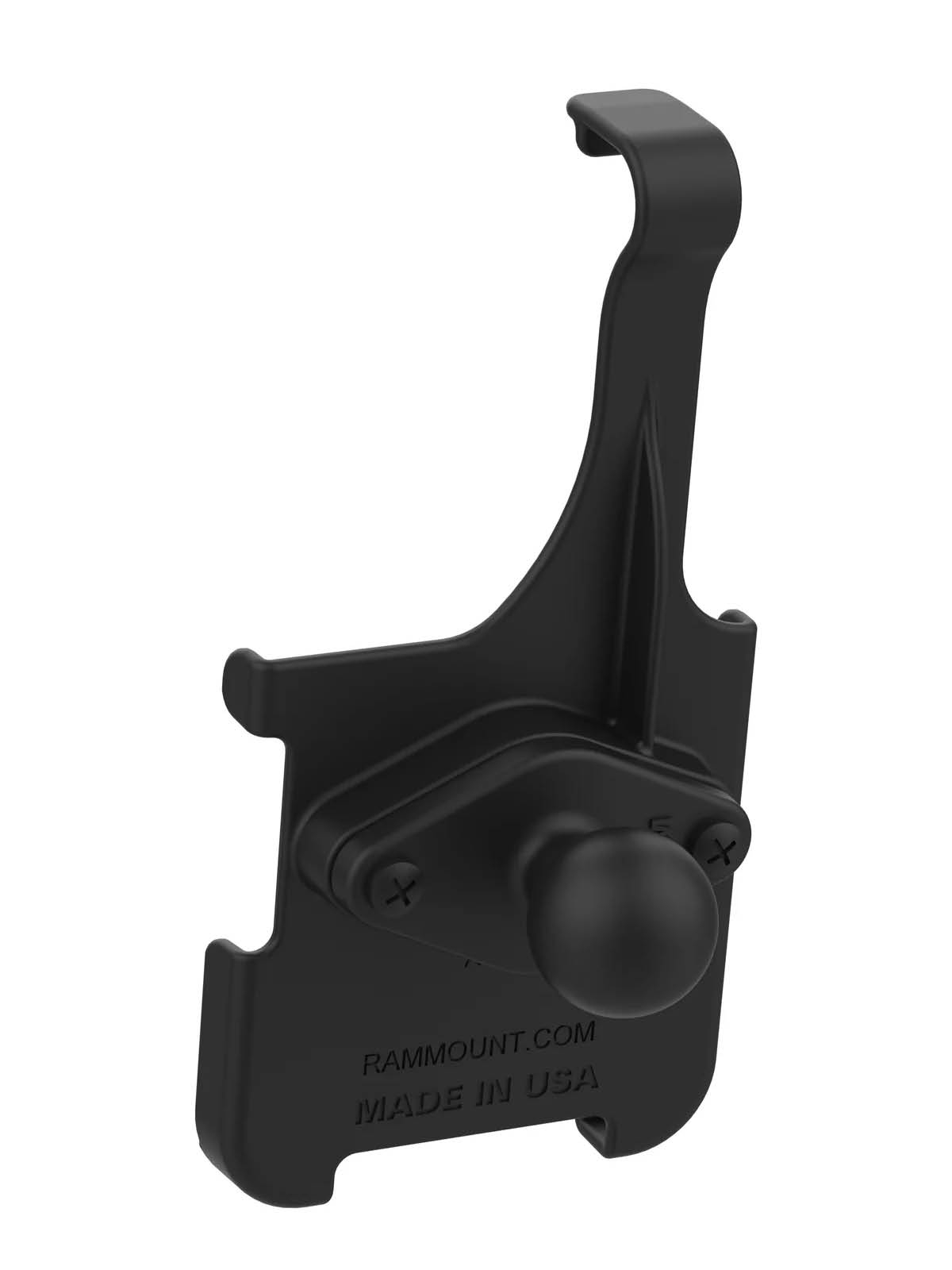 RAM Mounts EZ-Roll'r Form-Fit Halteschale für Apple iPhone 13, 13 Pro, 14, 14 Pro, 15 & 16 - Ohne Schutzhülle - Inkl. Diamond (Trapez) Basiskugel (B-Kugel)