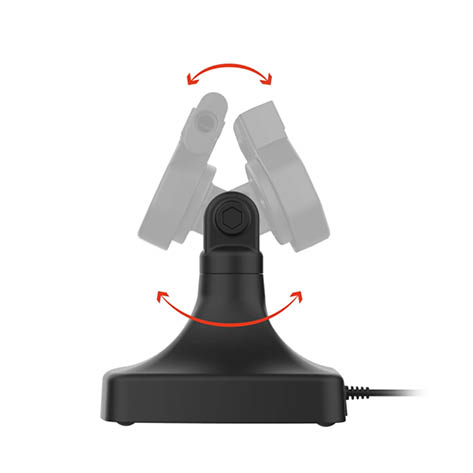RAM Mounts GDS Uni-Conn Stand-Dockingstation - Dreh- & Schwenkbar - Dual USB-C & Daten - Rückseitige Pogo-Pads