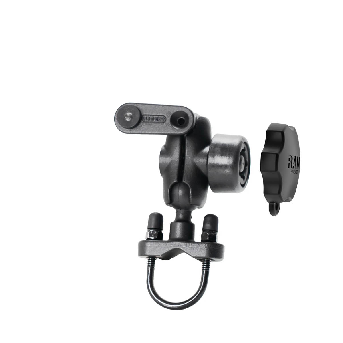 RAM Mounts Motive AI Dashcam-Halterung für Fahrzeug-Rückspiegel - B-Kugel (1 Zoll), Kurzer Verbindungsarm