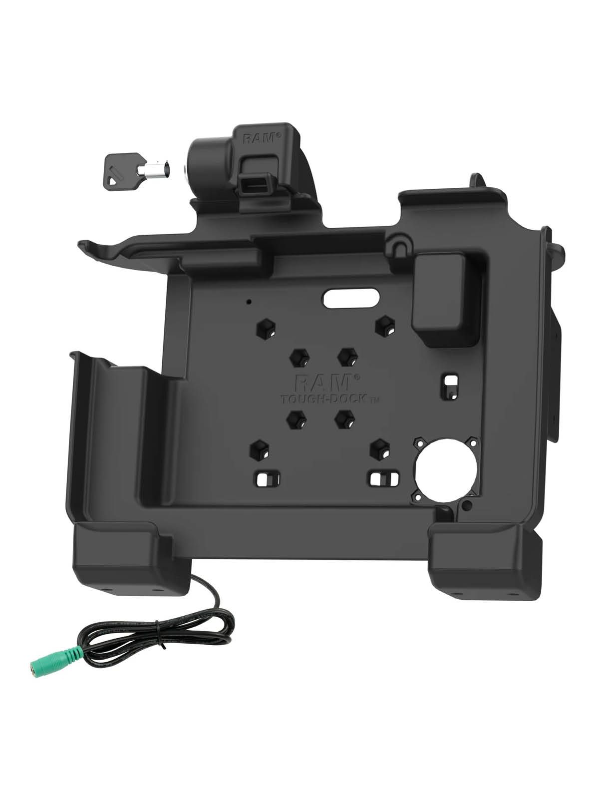 RAM Mounts Form-Fit Halteschale (Schlüsselverriegelung) für Zebra ET60 & ET65 Tablets - mit & ohne Tastatur - Beheizte Pogo-Pins - 5.5mm DC-Anschluss RAM Mounts Form-Fit Halteschale (Schlüsselverriegelung) für Zebra ET60 & ET65 Tablets - mit & ohne Tastatur - Beheizte Pogo-Pins - 5.5mm DC-Anschluss