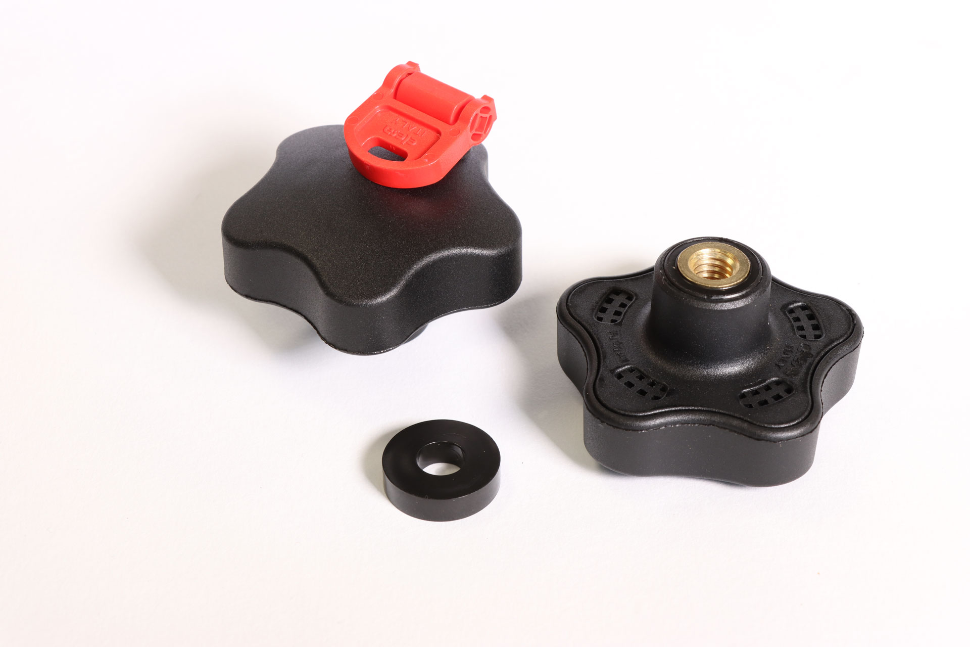Sicherheits-Set Sterngriffschraube mit Schloss und Schlüssel für RAM Mounts C-Kugel Verbindungsarme